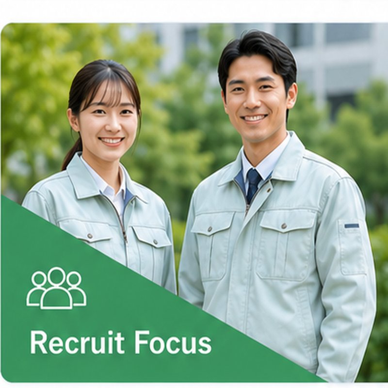 C案 採用・人柄重視サンプルのイメージ（Recruit Focus）